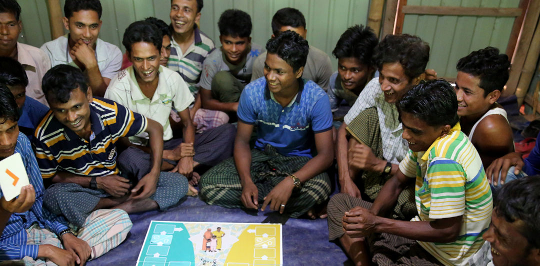 ‘Kele-Kele Shiki’ board game helps normalize family planning for Rohingya refugees