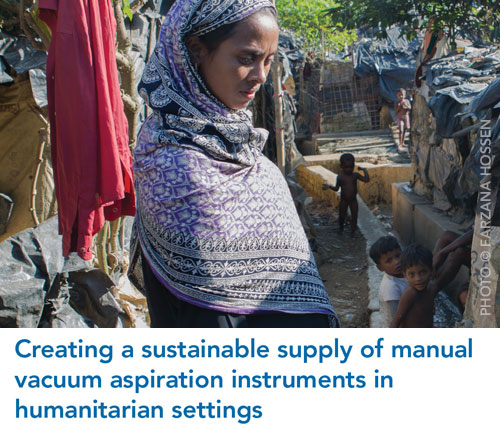 Creating A Sustainable Supply Of MVA Instruments In Humanitarian Settings