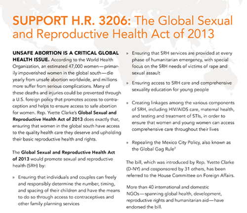 Support HR 3206