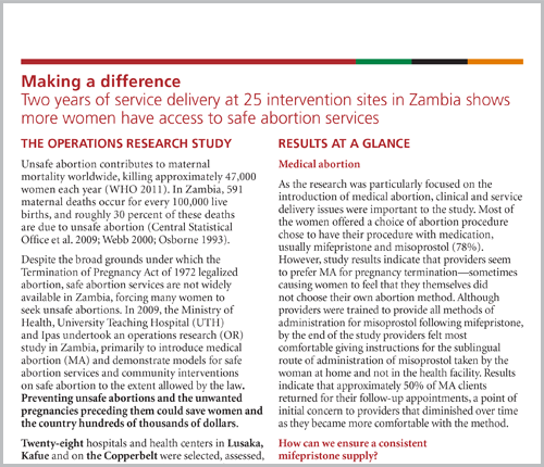 Making a Difference-Interventioin Sites Zambia
