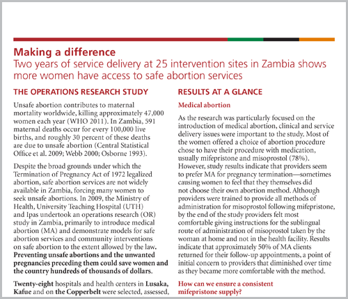 Making a Difference-Interventioin Sites Zambia Making a Difference-Interventioin Sites Zambia