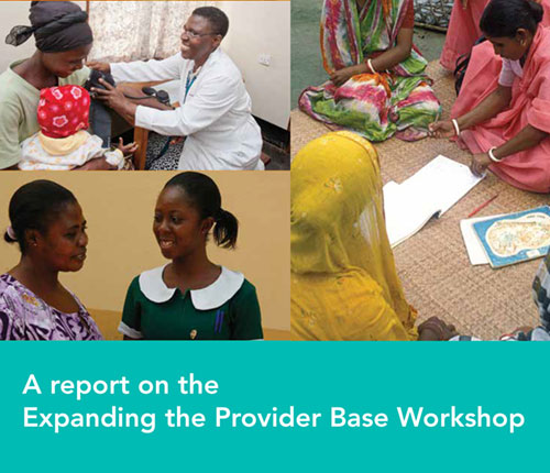 Report on Expanding the Provider Base Workshop