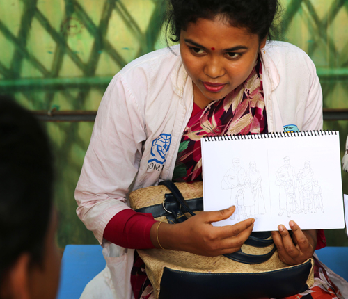 Learning through playing: ‘Kele-Kele Shiki’ board game helps normalize family planning for Rohingya refugees