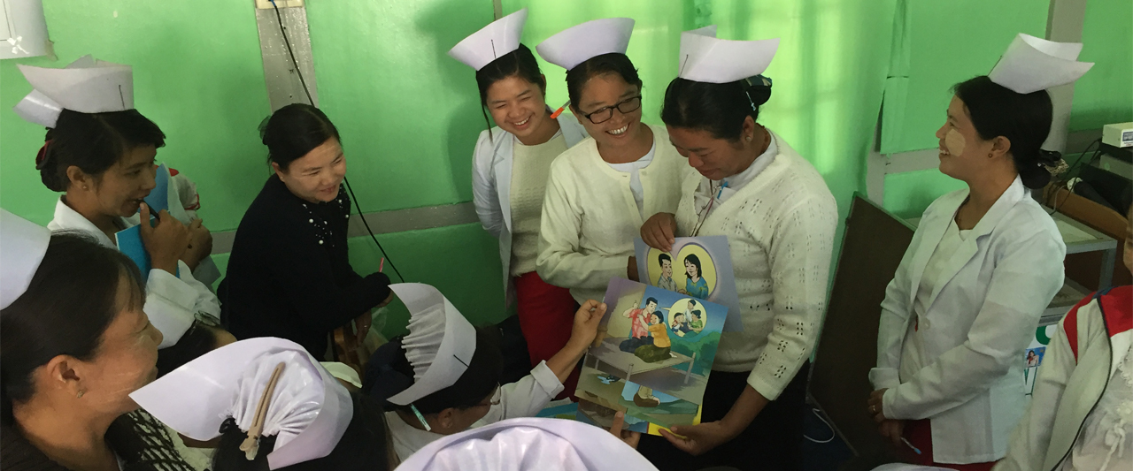 6641-A-MW and LHV training Myanmar health training in Myanmar