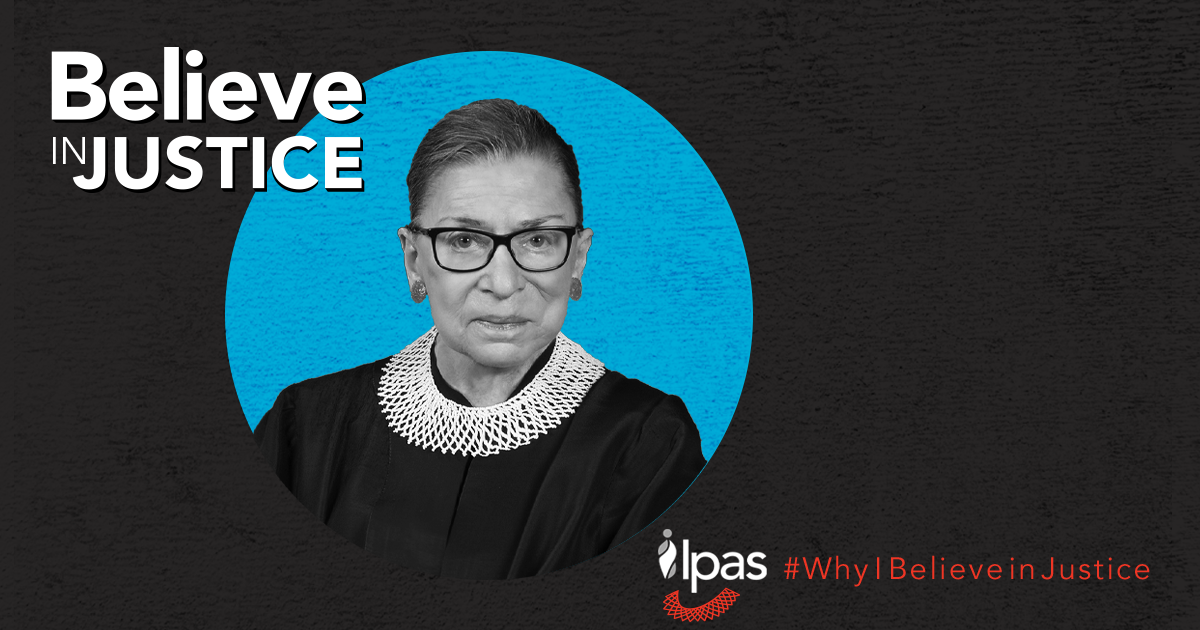Believe in Justice campaign RBG-FB