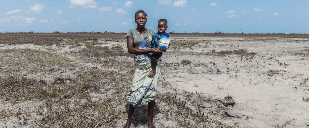 Fátima João's daily life is impacted by climate change in Beira Mozambique