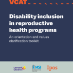 Disability inclusion in reproductive health programs