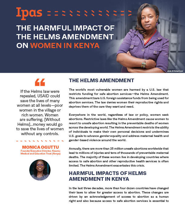 The Harmful Impact of the Helms Amendment on Women in Kenya