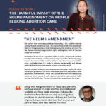 Focus on Nepal: The Harmful Impact of the Helms Amendment on People Seeking Abortion Care