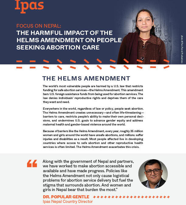 Focus on Nepal: The Harmful Impact of the Helms Amendment on People Seeking Abortion Care