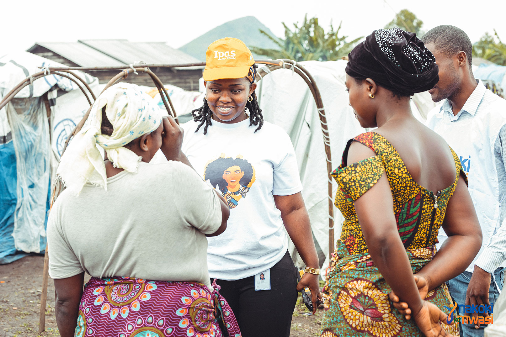 Dr. Celestine Buyibuyi with IDP