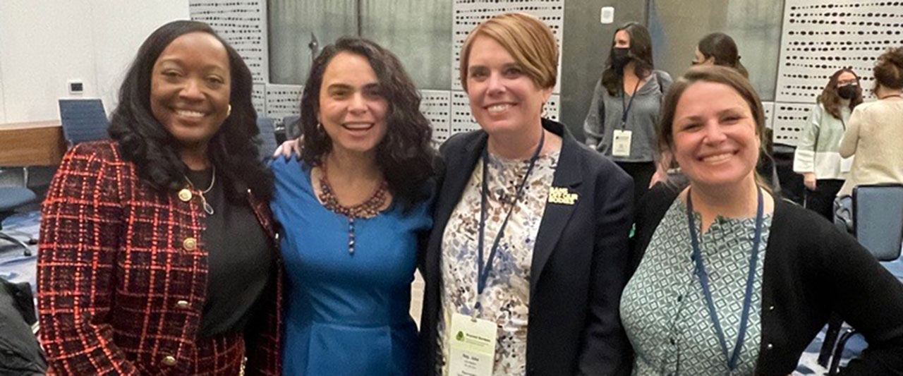 Ipas staff and US State lawmakers stand for a group photo