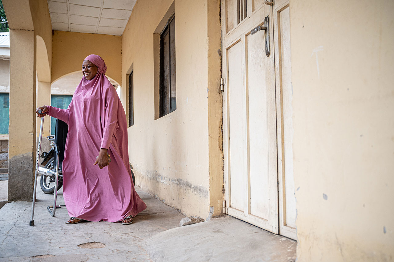 Munira Saleh, program officer of the Joint National Association of Persons with Disabilities