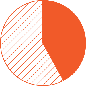 A pie chart showing that 42% of abortion services were provided to young people (24 years or younger), highlighted in orange.