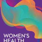 Abstract colorful swirls of orange, green, and purple on a purple background with the text "Women's Health" and journal details at the top.